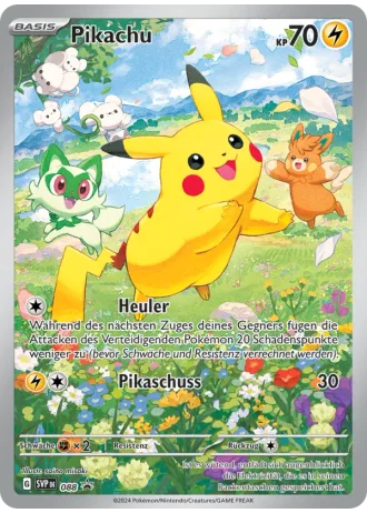 Pikachu #088 — Karmesin & Purpur Promos