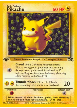 Pikachu #1 — Wizards Promos