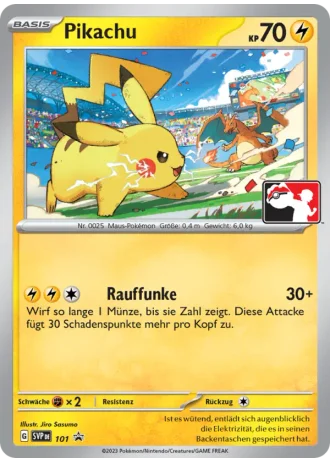 Pikachu #101 — Karmesin & Purpur Promos