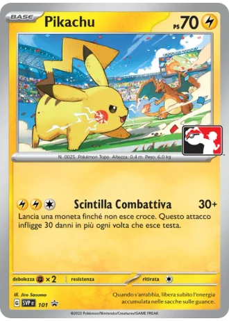 Pikachu #101 — Scarlatto e Violetto Promos