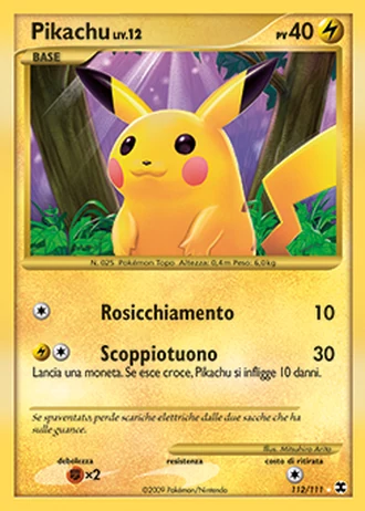 Pikachu #112/111 — L'Ascesa dei Rivali