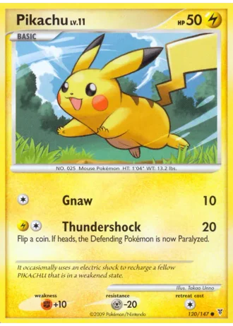 Pikachu #120/147 — Supreme Victors
