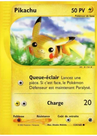 Pikachu #124/165 — Expedition
