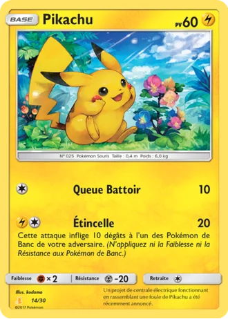 Pikachu #14/30 — SM Kit du dresseur (Raichu d'Alola)