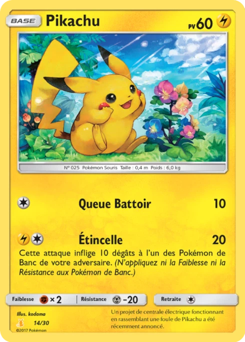 Pikachu #14 — SM Kit du dresseur (Raichu d'Alola)