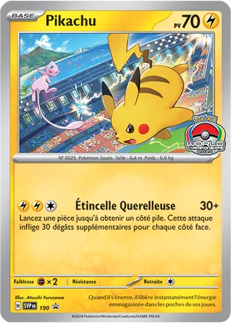 Pikachu #190 — Écarlate & Violet Promos