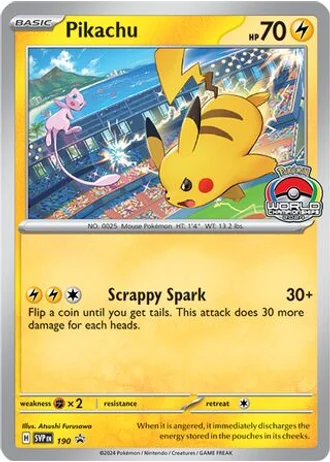 Pikachu #190 — Scarlet & Violet Promos