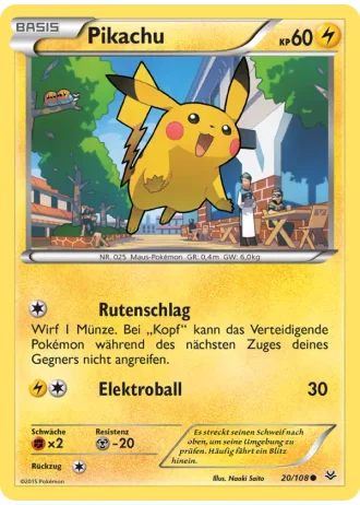 Pikachu #20/108 — Drachenleuchten