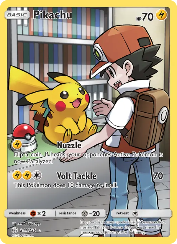 Pikachu #241 — Cosmic Eclipse