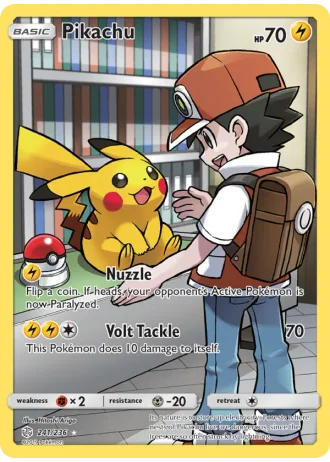 Pikachu #241/236 — Cosmic Eclipse