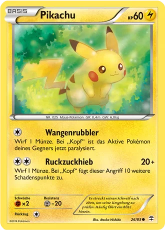 Pikachu #26/83 — Generationen