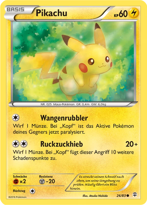 Pikachu #26 — Generationen
