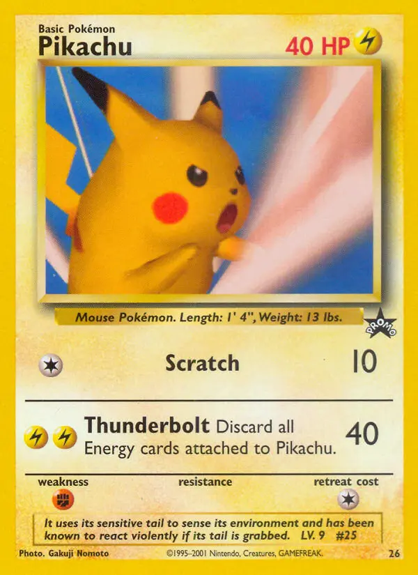 Pikachu #26 — Wizards Promos