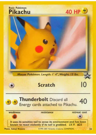 Pikachu #26 — Wizards Promos