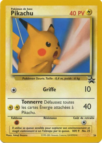 Pikachu #26 — Wizards Promos