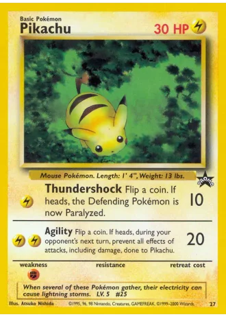 Pikachu #27 — Wizards Promos