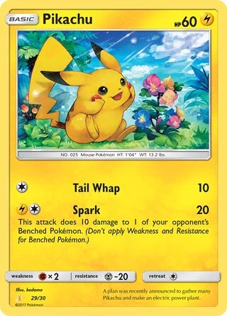 Pikachu #29 — SM trainer Kit (Alolan Raichu)