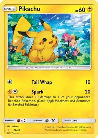 Pikachu #29 — SM trainer Kit (Alolan Raichu)