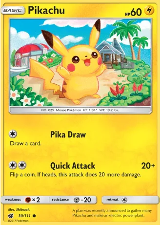 Pikachu #30 — Crimson Invasion