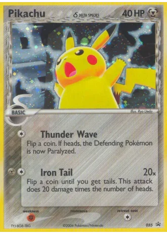 Pikachu #35 — Nintendo Promos