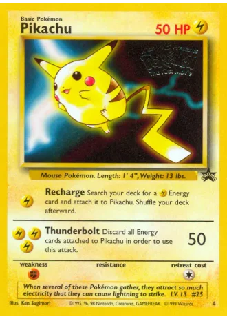 Pikachu #4 — Wizards Promos