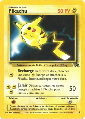 Pikachu #4 — Wizards Promos