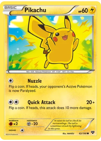 Pikachu #42/146 — XY