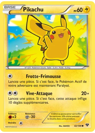 Pikachu #42/146 — XY