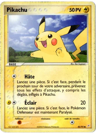 Pikachu #43/95 — EX Team Magma vs Team Aqua