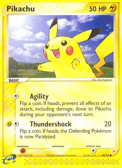 Pikachu #43 — EX Team Magma vs Team Idro