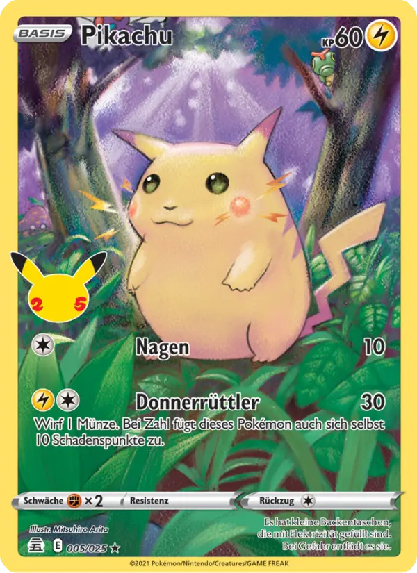 Pikachu #5 — Celebrations