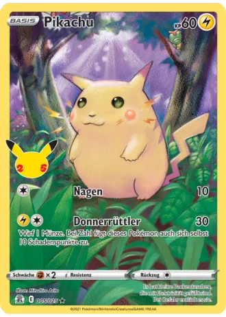 Pikachu #5 — Celebrations