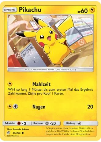Pikachu #55/236 — Bund der Gleichgesinnten