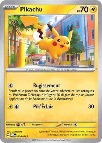 Pikachu #6/15 — Collection McDonald's 2023