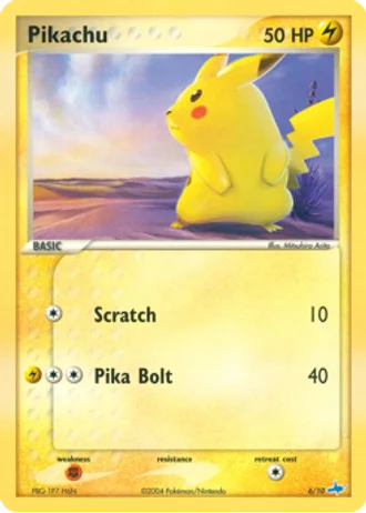 Pikachu #6 — EX trainer Kit (Latios)