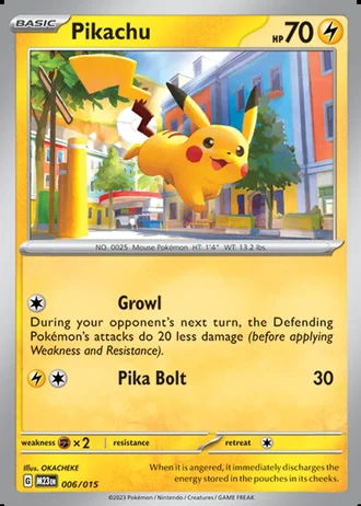 Pikachu #6 — McDonald's Collection 2023