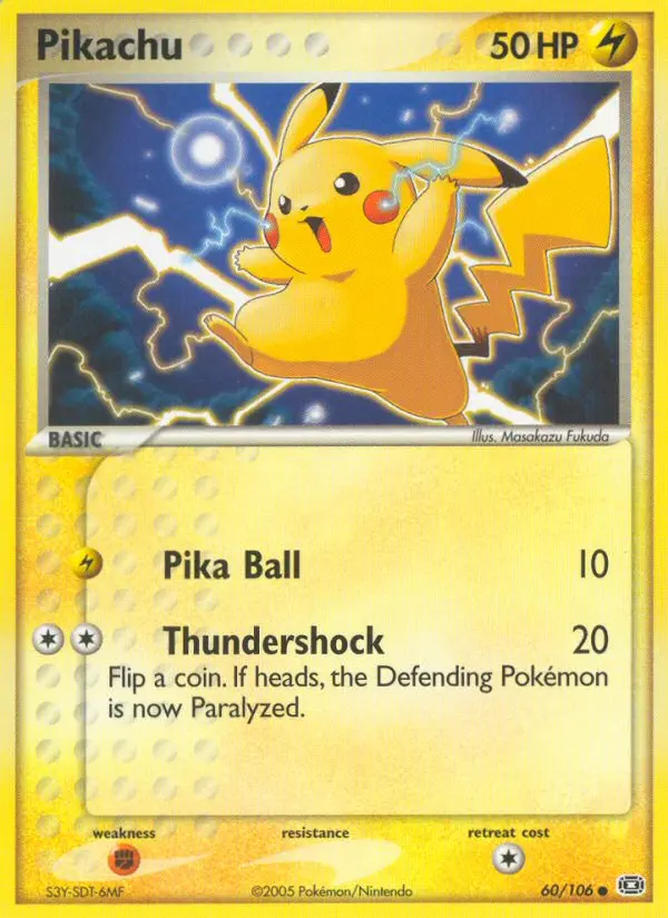 Pikachu #60 — EX Smaragd
