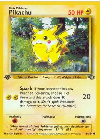 Pikachu #60/64 — Jungle