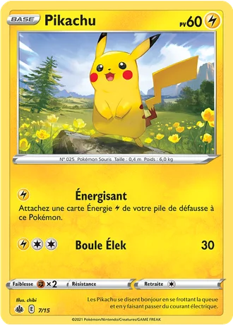 Pikachu #7/15 — Collection McDonald's 2022