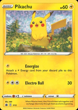 Pikachu #7 — McDonald's Collection 2022