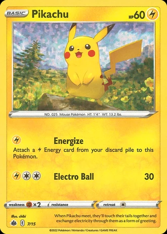 Pikachu #7 — McDonald's Collection 2022