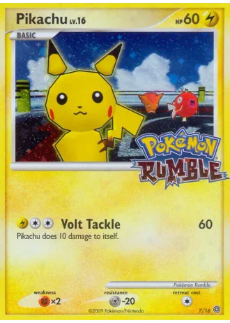 Pikachu #7 — Pokémon Rumble
