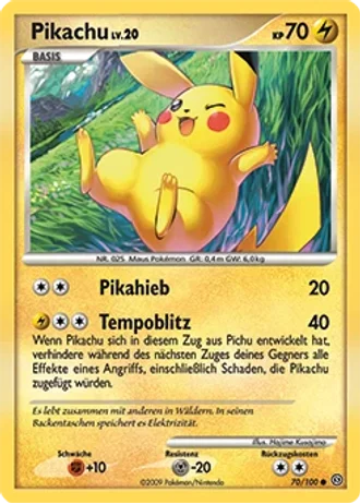 Pikachu #70/100 — Sturmtief