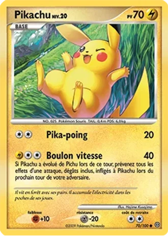 Pikachu #70/100 — Tempête