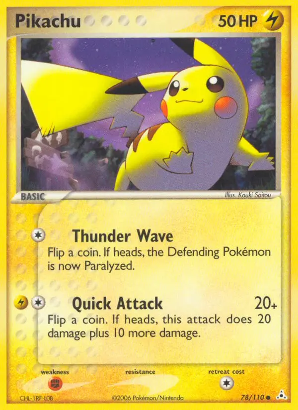 Pikachu #78 — EX Fantasmi di Holon
