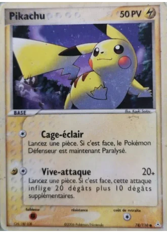 Pikachu #78/110 — EX Fantômes Holon
