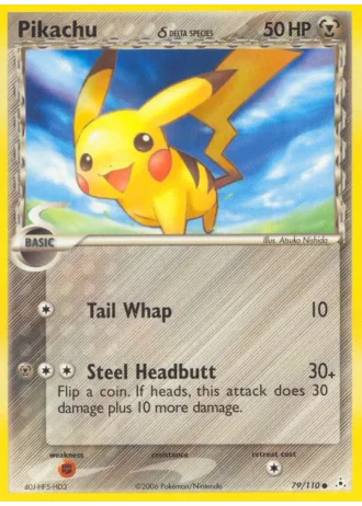 Pikachu #79 — EX Fantasmi di Holon