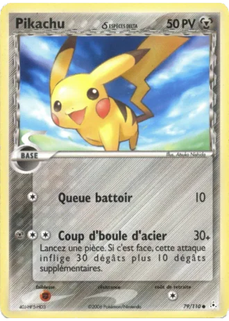 Pikachu #79/110 — EX Fantômes Holon