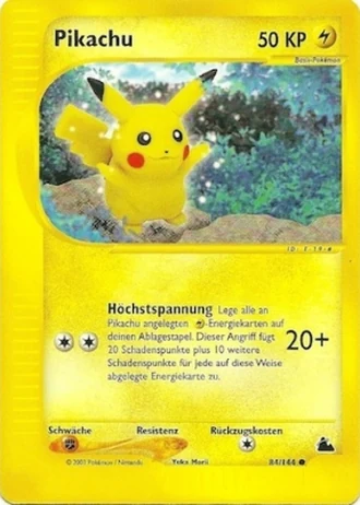 Pikachu #84/144 — Skyridge