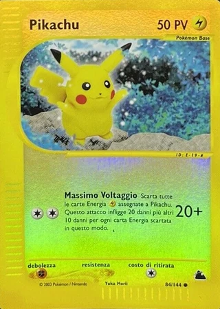 Pikachu #84 — Skyridge